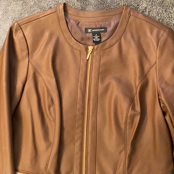 INC ‘leather’ jacket - Picture 3 of 5